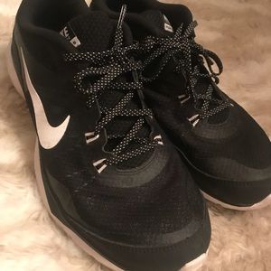 Black and White Nike Sneakers
